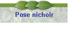 Pose nichoir